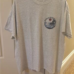 Brandy Melville Gray Oversized Short Sleeve Tee